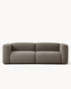 Sofa modułowa MODULO - sofa modułowa widoczna z przodu, z zaokrąglonymi bokami i prostym kształtem.