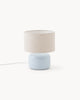 Lampa stołowa SILO — Light Blue/ Beige — 01