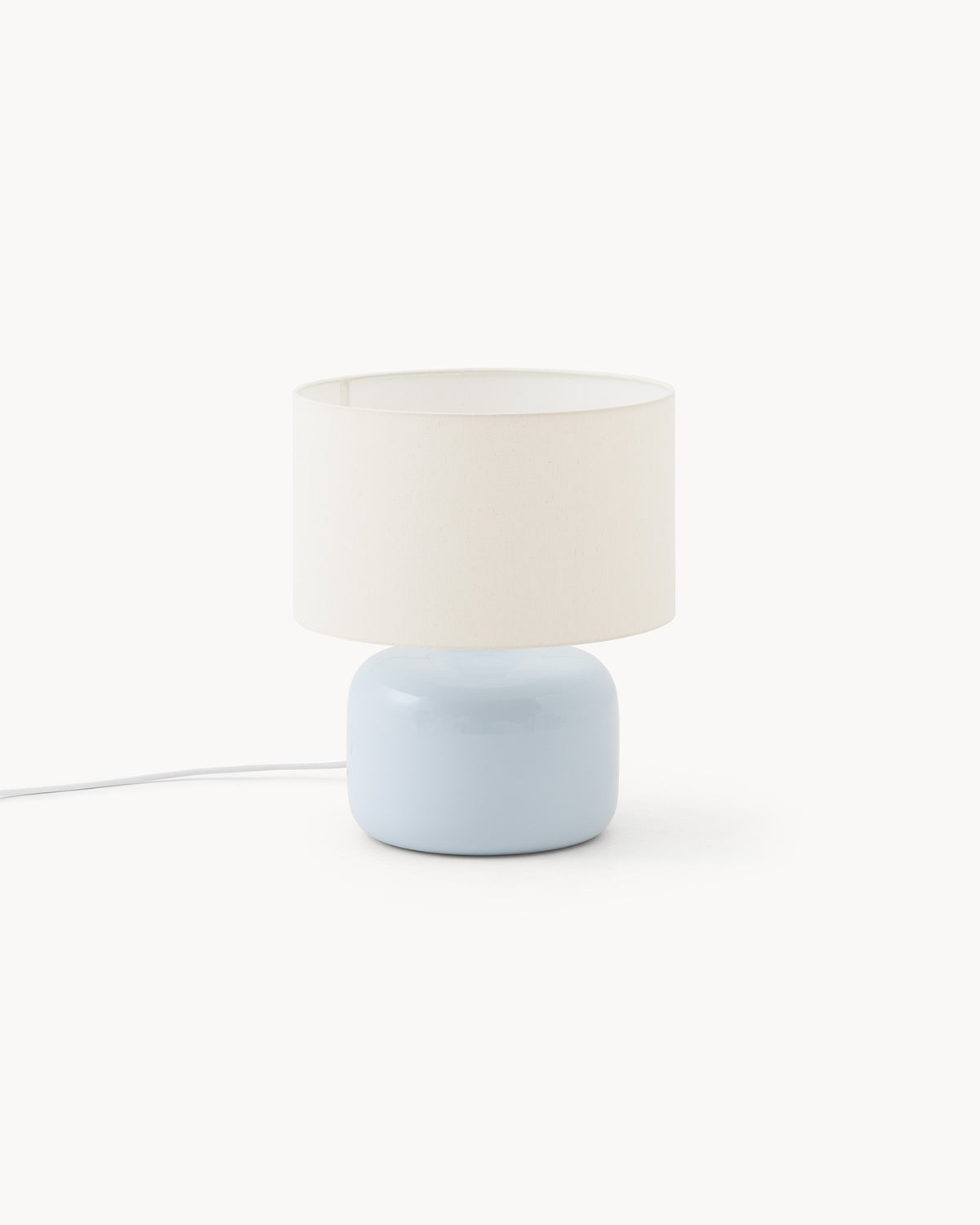 Lampa stołowa SILO — Light Blue/ Cream — 01