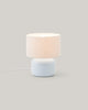 Lampa stołowa SILO — Light Blue/ Beige — 02