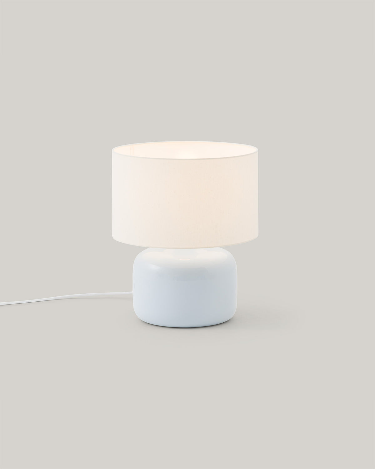 Lampa stołowa SILO — Light Blue/ Cream — 02