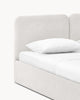 Łóżko z pojemnikiem na pościel SELI / z pojemnikiem
