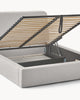Łóżko z pojemnikiem na pościel NUDE / z pojemnikiem / 02