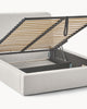 Łóżko z pojemnikiem na pościel NUDE / z pojemnikiem / 03